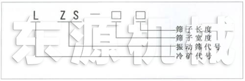 LKS型冷礦振動篩型號說明