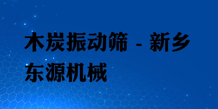 木炭振動篩 - 新鄉(xiāng)東源機械