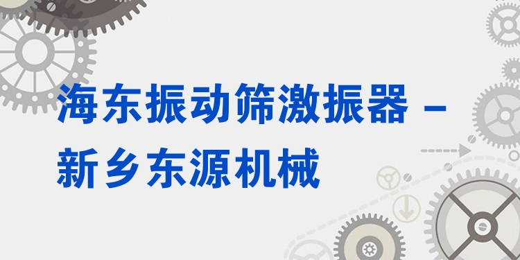 海東振動篩激振器 - 新鄉(xiāng)東源機械