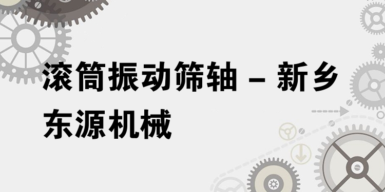 滾筒振動篩軸 - 新鄉(xiāng)東源機(jī)械